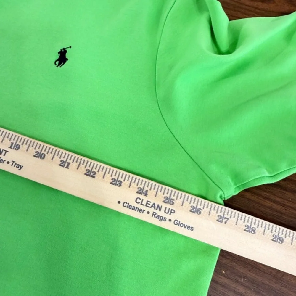 Polo Ralph Lauren Mens 3XB Pre-Owned Jersey Polo Shirt Green Pony Classic‎ Fit